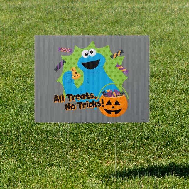 Cookie Monster | All Treats, No Tricks! Sign (Insitu)