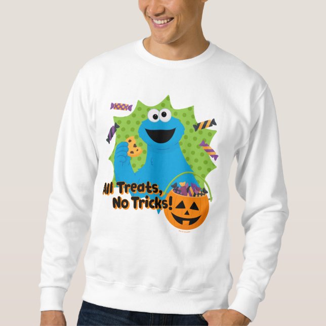 Cookie Monster | All Treats, No Tricks! Sweatshirt (Front)