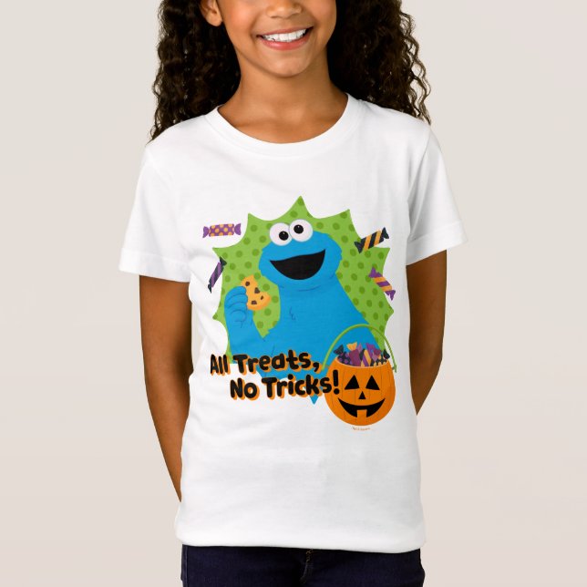 Cookie Monster | All Treats, No Tricks! T-Shirt (Front)