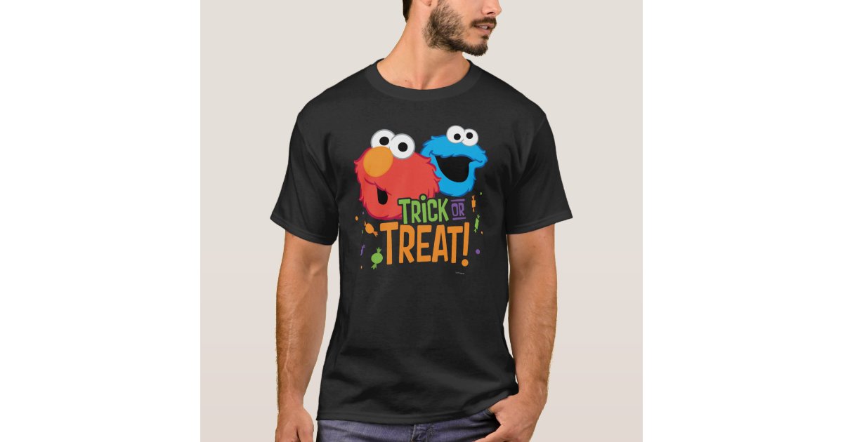 Cookie Monster - Trick Or Treat T-Shirt, Zazzle