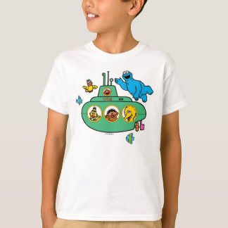 Cookie Monster and Sesame Pals Submarine T-Shirt