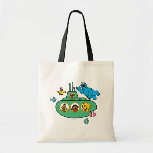 Cookie Monster and Sesame Pals Submarine Tote Bag