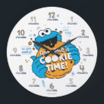 Cookie Monster | Any Time is Cookie Time Large Clock<br><div class="desc">Any time is cookie time! This cute clock is the perfect decoration for all you Cookie Monster lovers.  Room décor items; not a toy. © 2021 Sesame Workshop. www.sesamestreet.org</div>