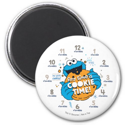 Cookie Monster  Any Time is Cookie Time Magnet