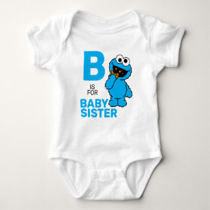 Cookie Monster   B is for Baby Sister Bodysuit