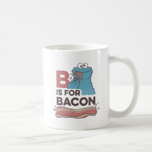 Cookie Monster B is for Bacon Coffee Mug