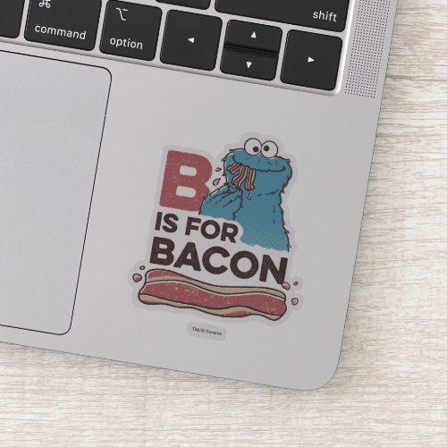 Cookie Monster  B is for Bacon Sticker