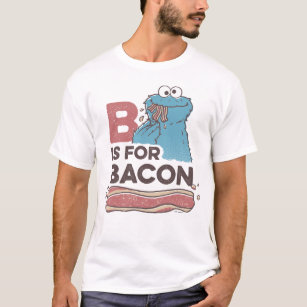 Cookie Monster   B is for Bacon T-Shirt