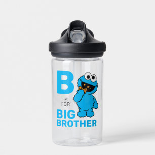 Cookie Monster B is for Big Brother Add Name Water Bottle