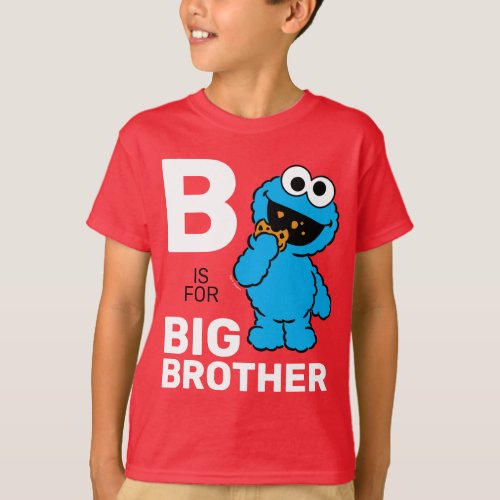 Cookie Monster  B is for Big Brother T_Shirt