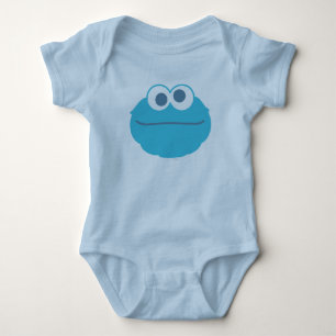 Cookie Monster Baby Big Face Bodysuit