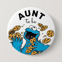 Cookie Monster Baby Shower Aunt To Be