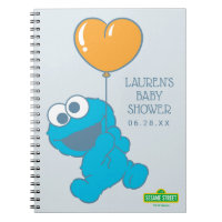 Cookie Monster Baby Shower Guest & Gift List