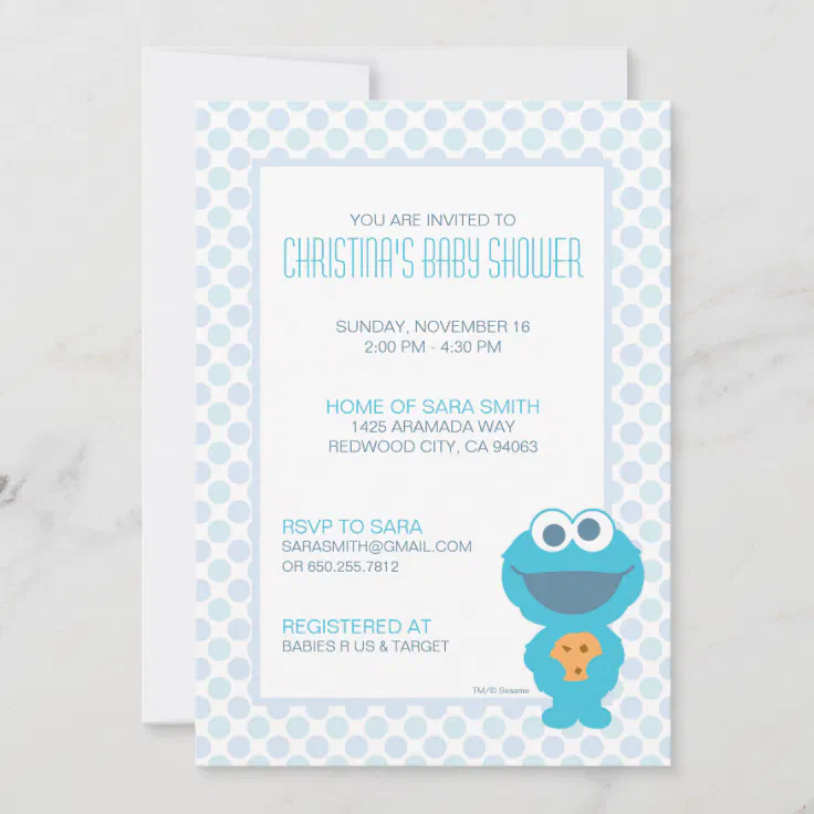 monsters baby shower invitations