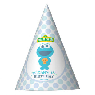 Cookie Monster Baby's First Birthday Party Hat