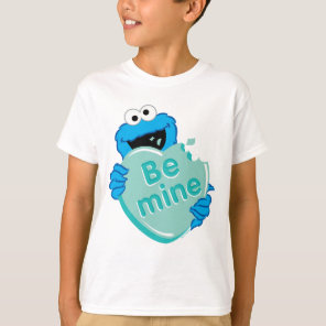 Cookie Monster "Be Mine" Valentine's Heart Candy T-Shirt