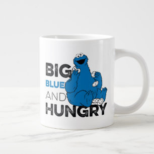 Cookie Monster Big Blue & Hungry Giant Coffee Mug