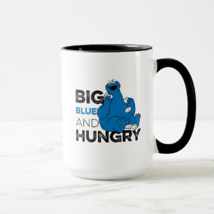 Cookie Monster Big Blue & Hungry Mug