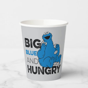 Cookie Monster Big Blue & Hungry Paper Cups