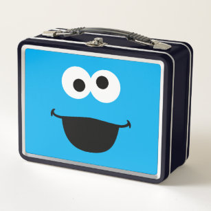 Sesame Street Cookie Monster Lunch Box Kit for Kids Includes Blue Bento Box and Tumbler with Straw BPA-Free Dishwasher Safe Toddler-Friendly Lunch