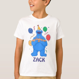 Cookie Monster Birthday Balloons T-Shirt