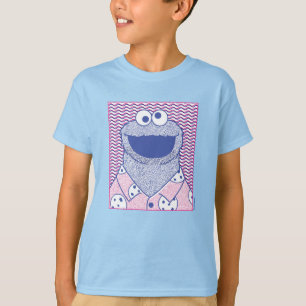 Cookie Monster Button Down Cookie Shirt