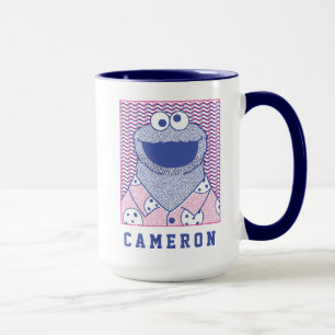 Cookie Monster Button Down Cookie Shirt Mug
