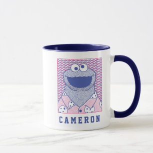 Cookie Monster Button Down Cookie Shirt Mug