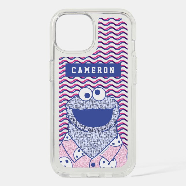 Cookie Monster | Button Down Cookie Shirt Speck iPhone Case (Front)