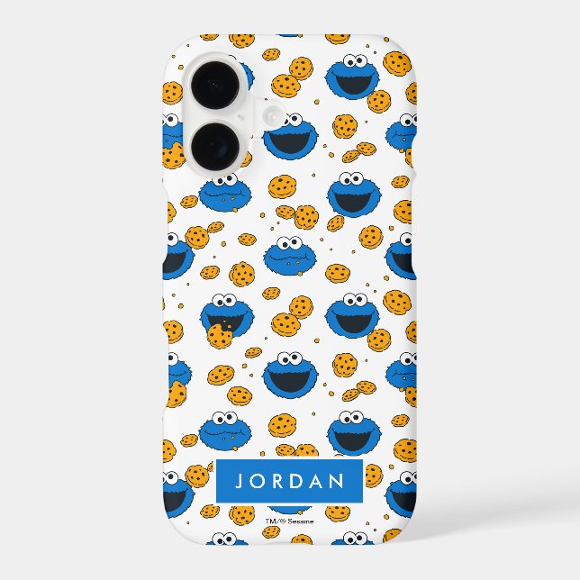 Cookie Monster | C is for Cookie Pattern Case-Mate iPhone Case (Back)