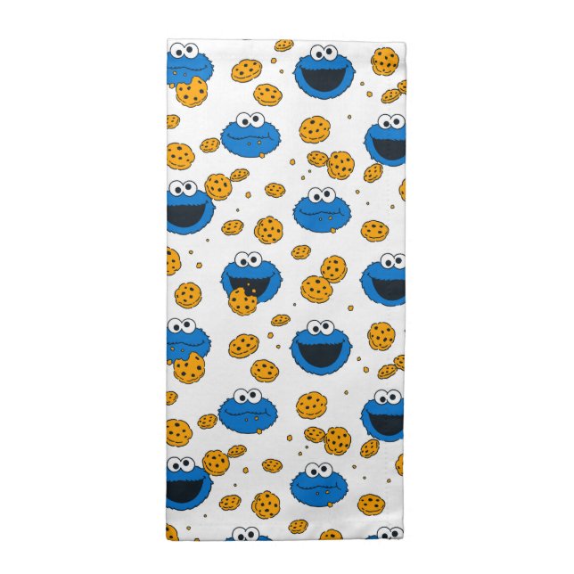Cookie Monster | C is for Cookie Pattern Cloth Napkin (Half Fold)