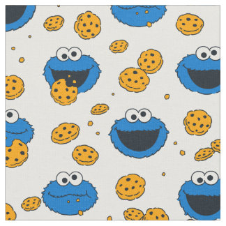 Cookie Monster | C is for Cookie Pattern Fabric