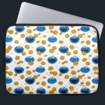 Cookie Monster | C is for Cookie Pattern Laptop Sleeve<br><div class="desc">This bright and colorful Sesame Street graphic features Cookie Monster in a fun cookie pattern. © 2017 Sesame Workshop. www.sesamestreet.org</div>