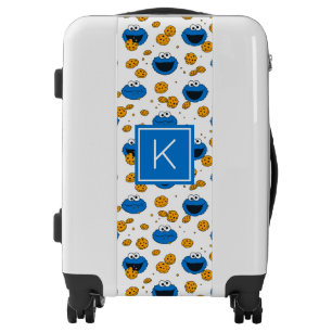 Cookie Monster C is for Cookie Pattern Luggage