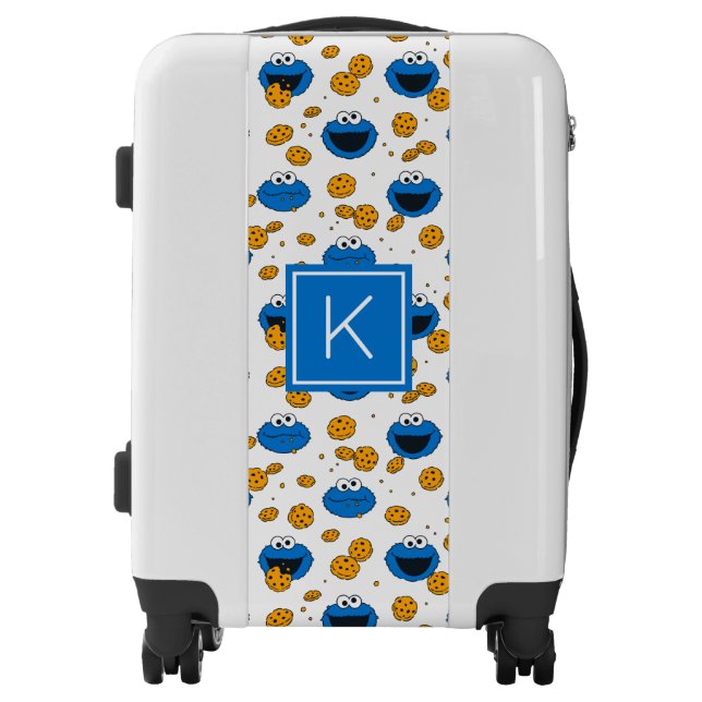 Cookie Monster | C is for Cookie Pattern Luggage (Front)