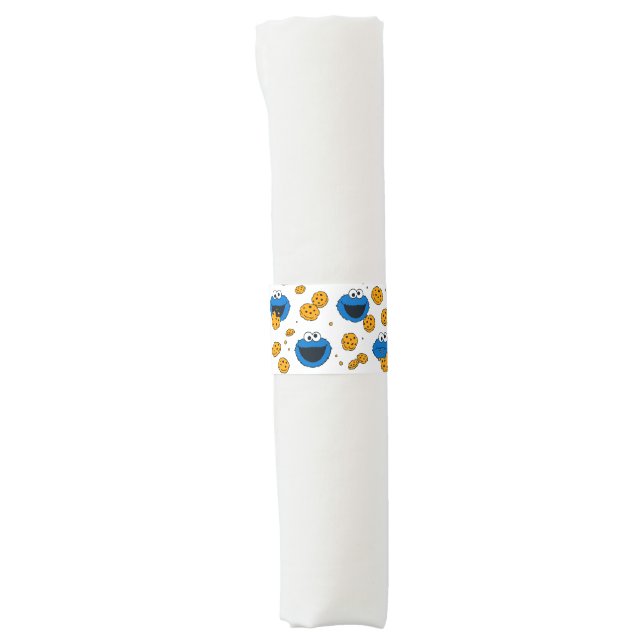 Cookie Monster | C is for Cookie Pattern Napkin Ba Napkin Bands (Front)