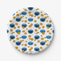 Cookie Monster | C is for Cookie Pattern Paper Plate