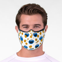 Cookie Monster | C is for Cookie Pattern Premium Face Mask