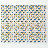 Cookie Monster | C is for Cookie Pattern Wrapping Paper (Flat)