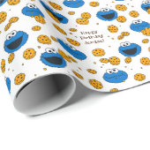 Cookie Monster | C is for Cookie Pattern Wrapping Paper (Roll Corner)