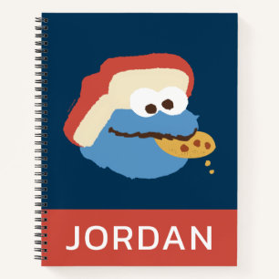 Cookie Monster Camp Cookies Add Your Name Notebook