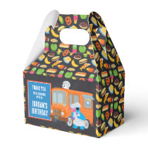 Cookie Monster Chalkboard Food Truck Birthday Favor Boxes