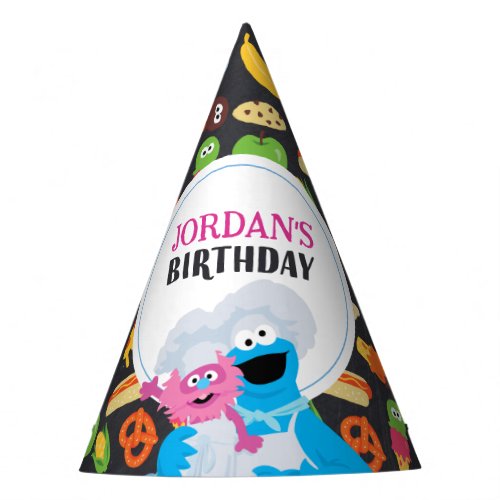 Cookie Monster Chalkboard Foodie Truck Party Hat