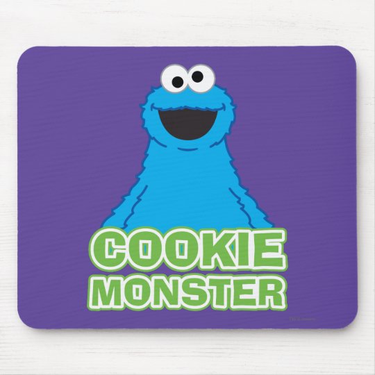 Cookie Monster Character Art Mouse Pad | Zazzle.com