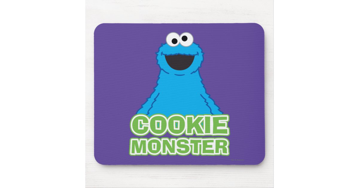 Cookie Monster Character Art Mouse Pad | Zazzle