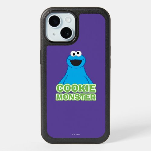 Cookie Monster Character Art iPhone 15 Case