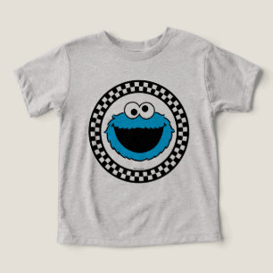 Cookie Monster Checkered Toddler T-shirt