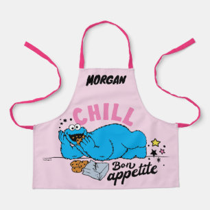 Cookie Monster   Chill Bon Appetite   Add Name Apron