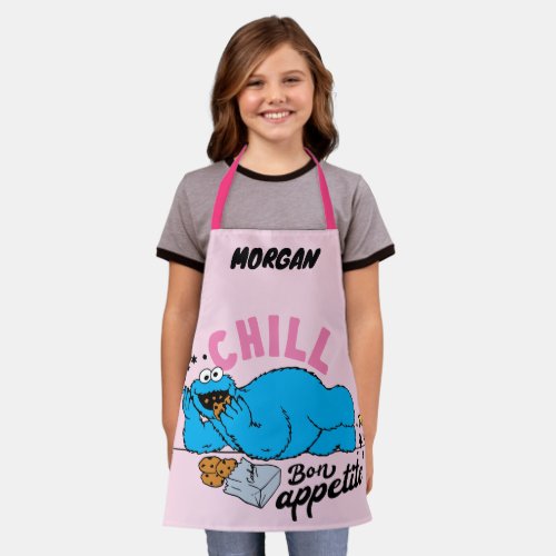 Cookie Monster  Chill Bon Appetite  Add Name Apron