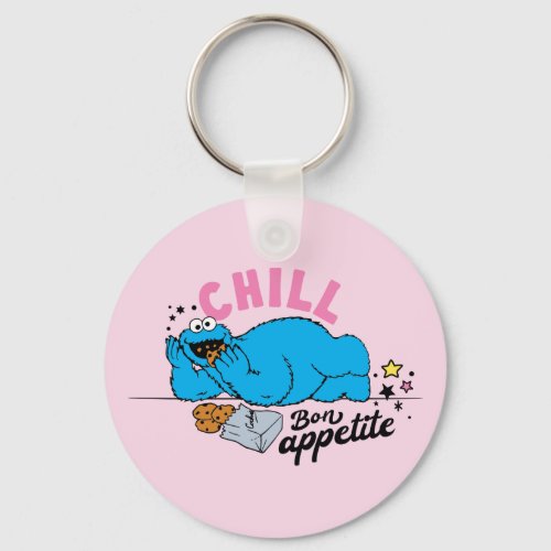 Cookie Monster  Chill Bon Appetite Keychain